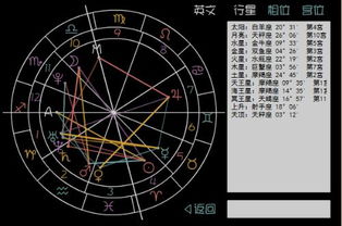 个人星盘查询分析